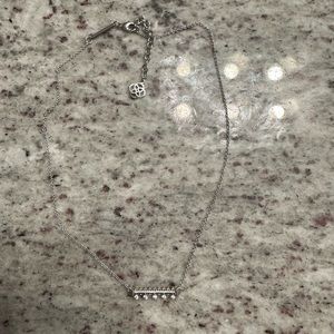 Kendra Scott Silver and Gemstone Necklace